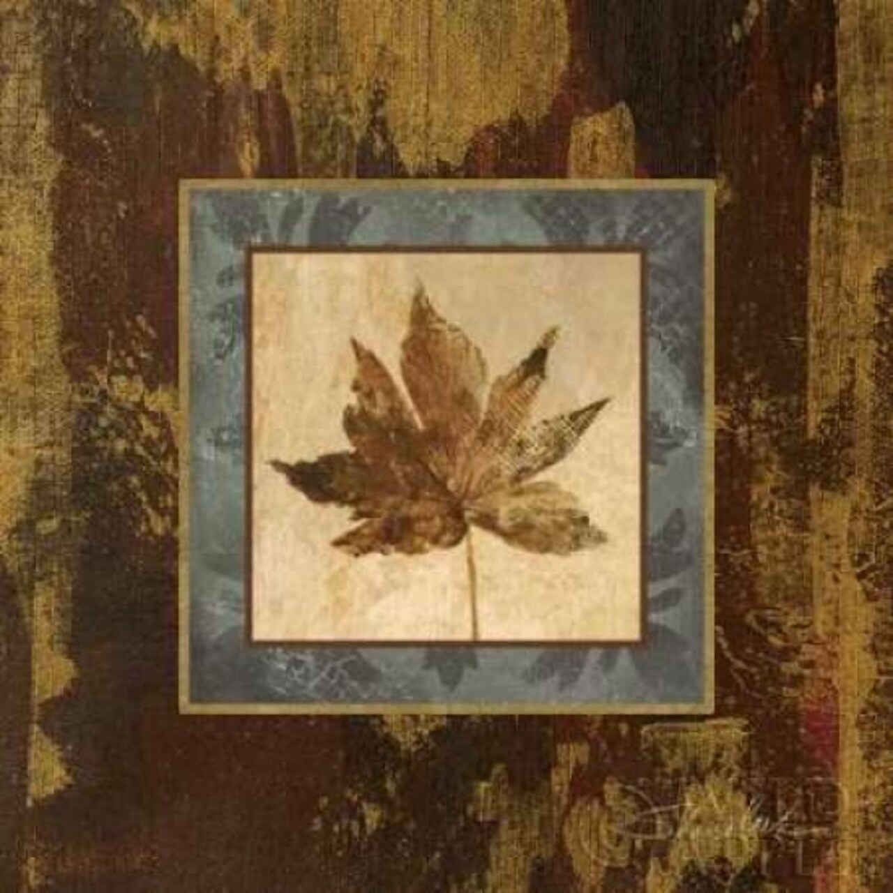 Autumn Leaf Square IV Poster Print by Silvia Vassileva - Item # VARPDX4131